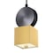Cwi Lighting Saleen LED Mini Pendant With Sun Gold & Black Finish 1156P4-625 - alternate 2
